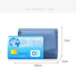 Mini card holder dimensions shown for custom handbag manufacturing reference
